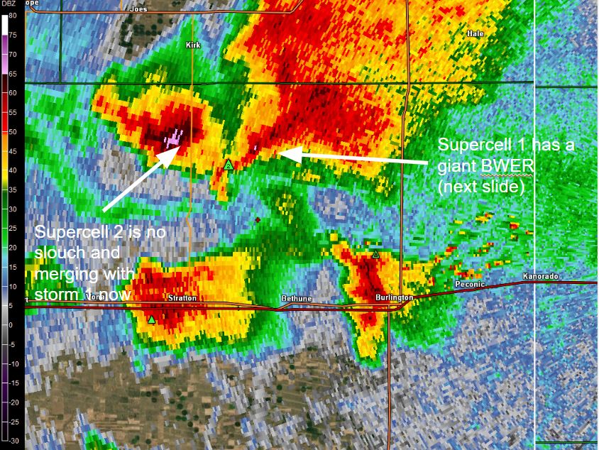 KGLD Radar from 2:49 PM MST 8/13/19