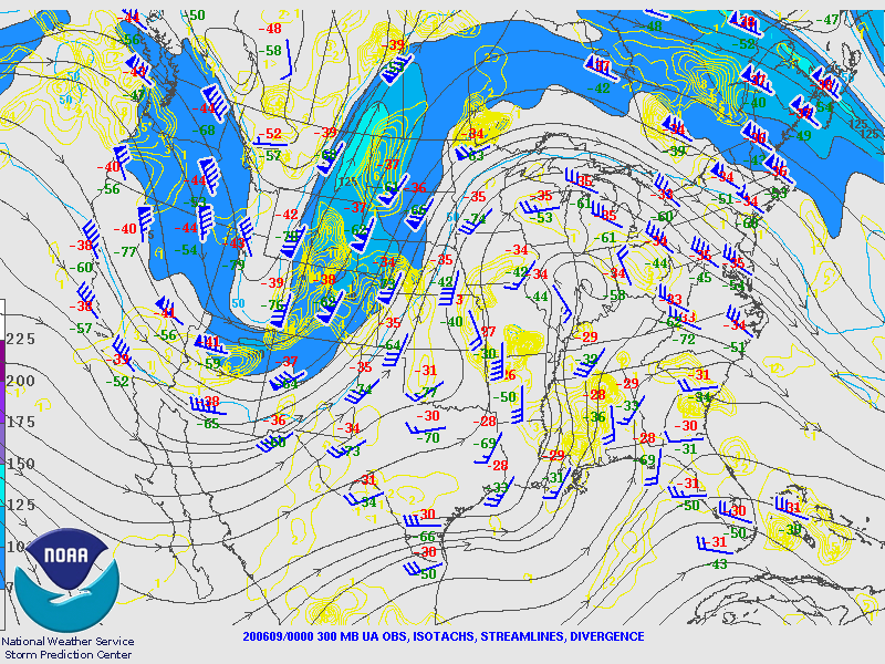 300 MB Analysis 00 UTC 06/09/2020