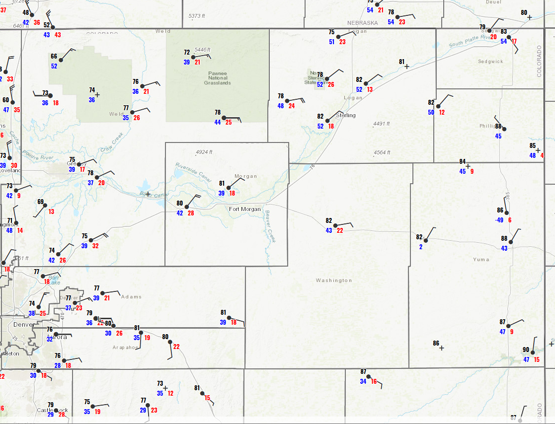 Surface Plot 00z 06/09/2020