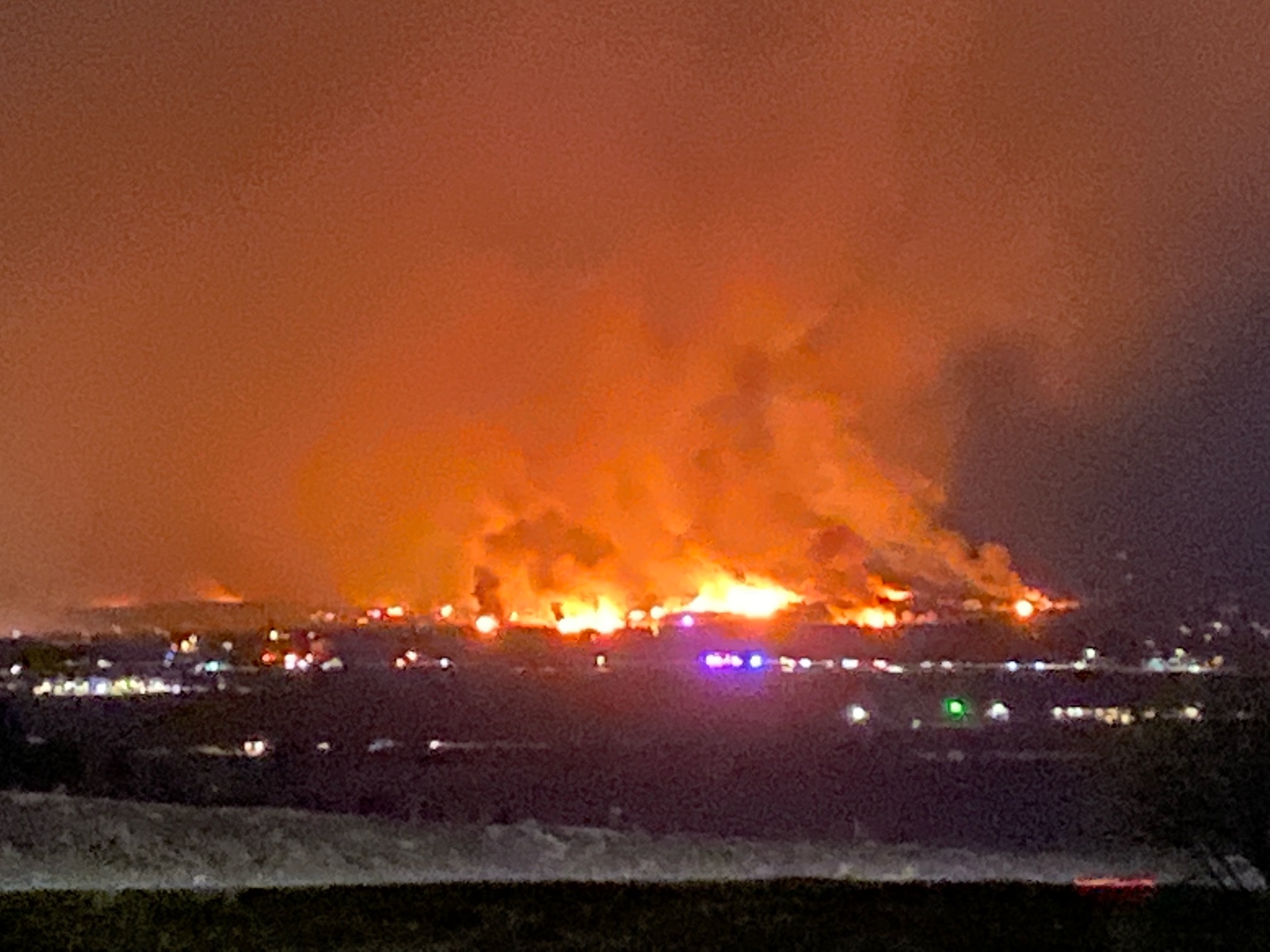 Image of Marshall Fire from Broomfield, CO
