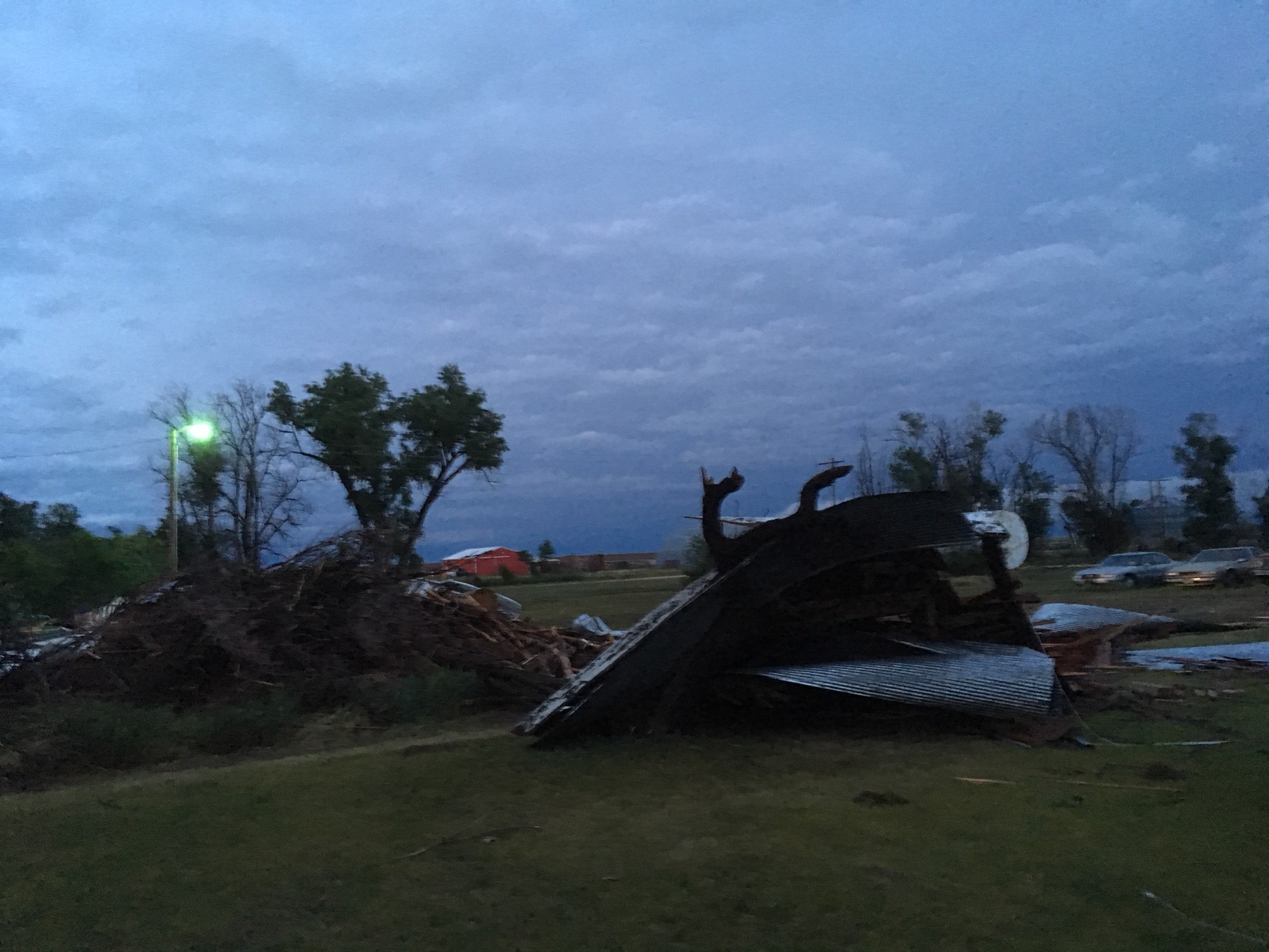 Damage in Cope from a microburst