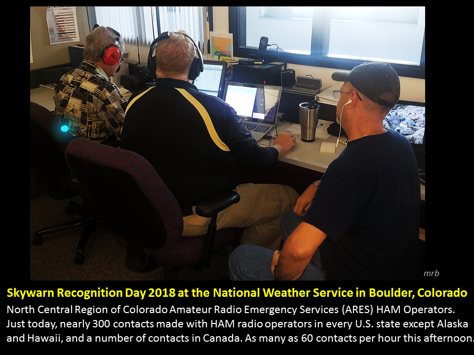 Skywarn Recognition Day 2018 Amateur Radio Operators