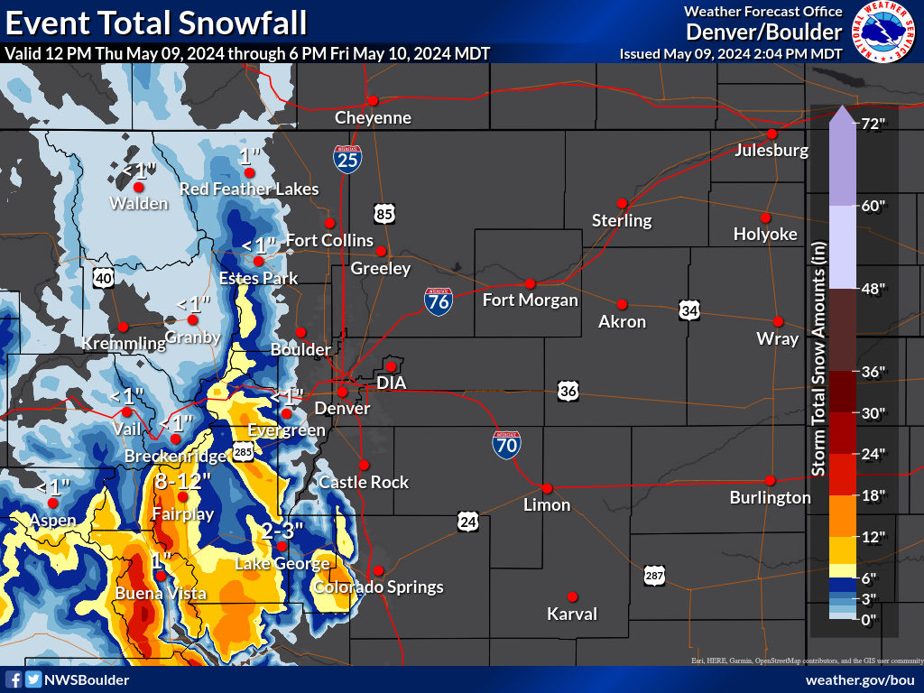 Probablistic Snow Forecasts for Colorado