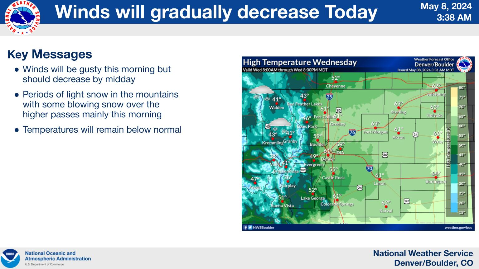 Northeastern Colorado Weather Story