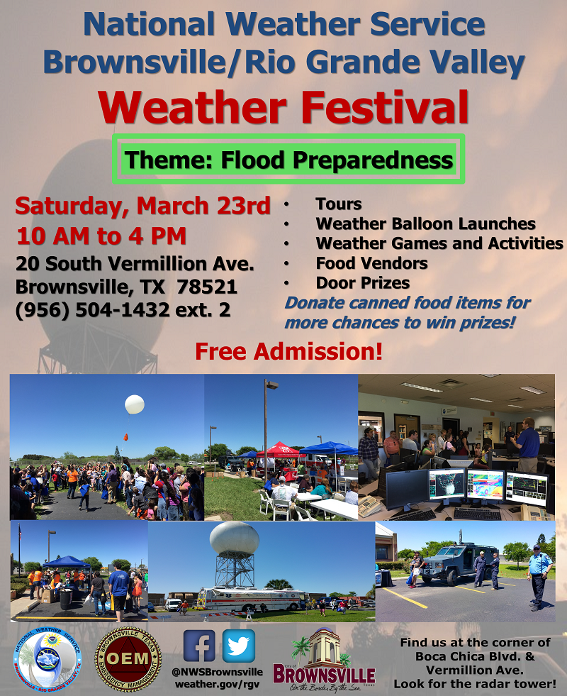 2019 Brownsville/Rio Grande Weather Festival Poster