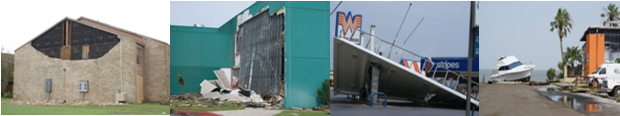 Hurricane Preparedness Week Banner, photograph melange for NWS Brownsville