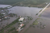 Neighborhood and rural road flooding near FM 1847 in northeast Cameron County (click to enlarge)