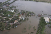 Residential flooding in northeast Cameron County near FM 1847 (click to enlarge)