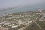 Isla Blanca Park empty on SPI after vehicles evacuated (click to enlarge)
