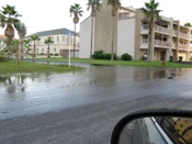 Water on Gulf Boulevard by private beach access points (click to enlarge)