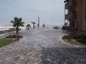 View of surge around and likely into resort building on SPI (click to enlarge)