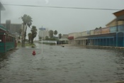 Freshwater flooding on Padre Boulevard SPI (click to enlarge)