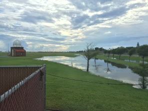 Lake NWS Brownsville formed after more than 2 inches of rain fell in less than two hours over previously saturated ground at the NWS Office