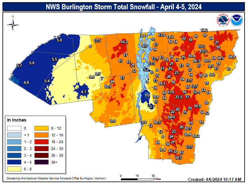 Local Snowfall Analysis Archive