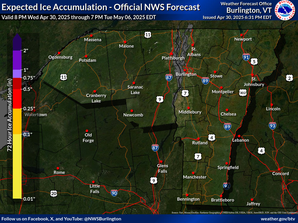 Expected Ice Accumulation