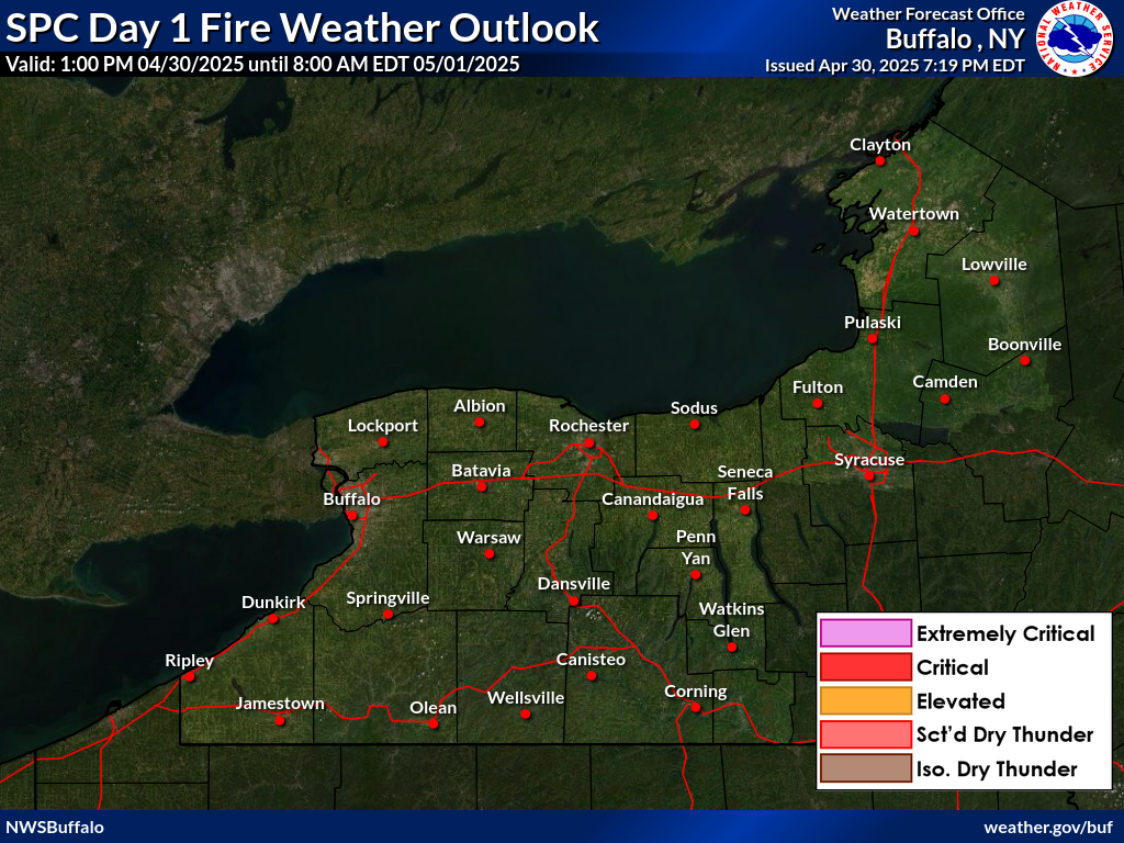 SPC Fire Weather Outlook - Day 1