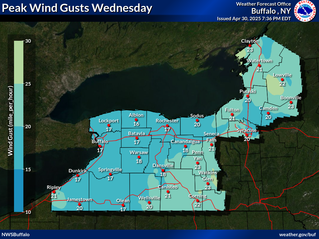 Max Wind Gust Day 7