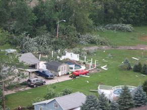 NWS storm survey - Mayville