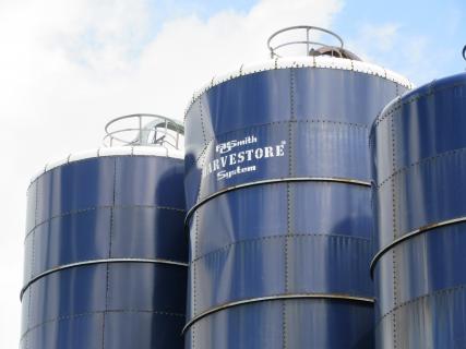 Grain silo damage