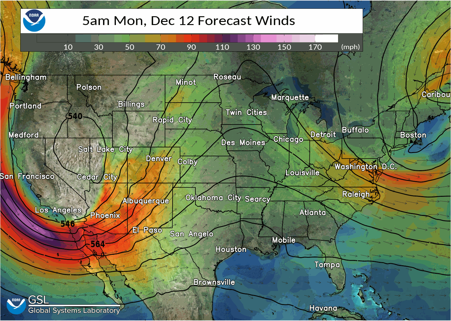 GFS 500mb Image