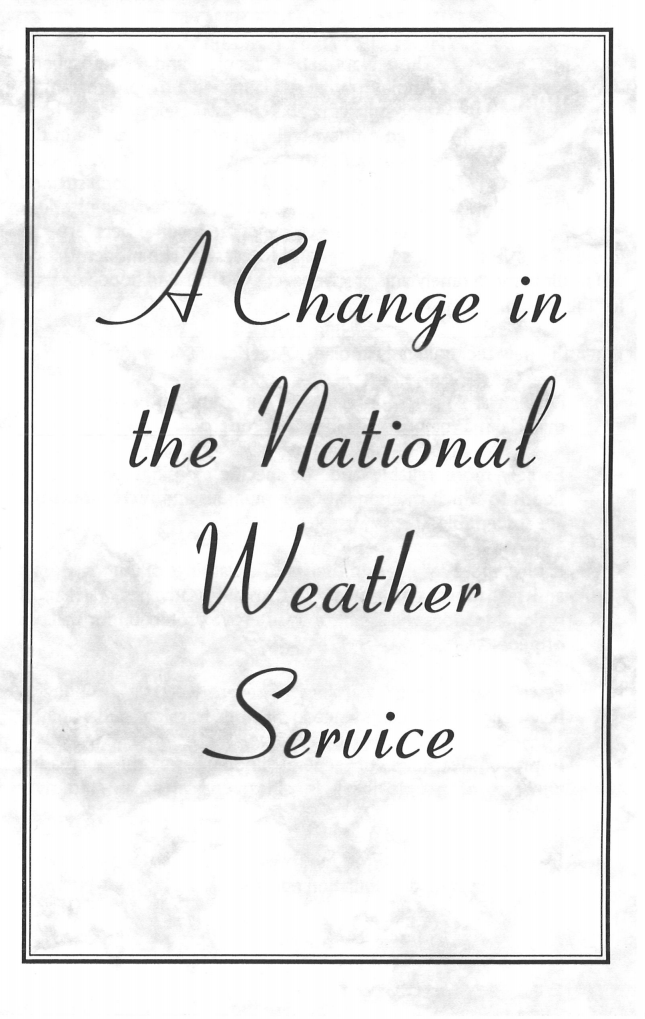 Opening Day Brochure May 31, 1996