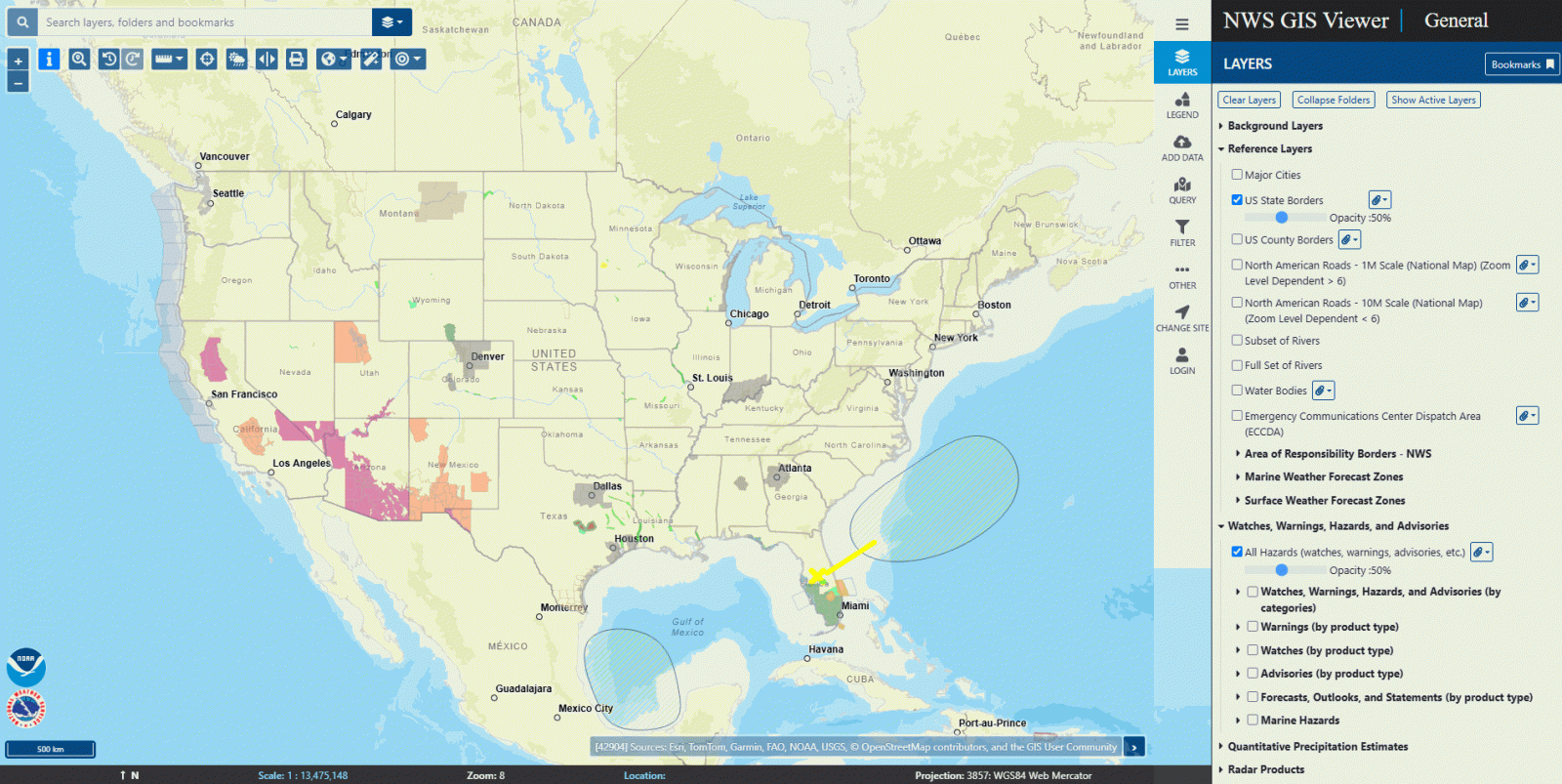 NWS Enhanced Data Display (EDD)