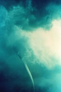 Tornado in the "rope" stage