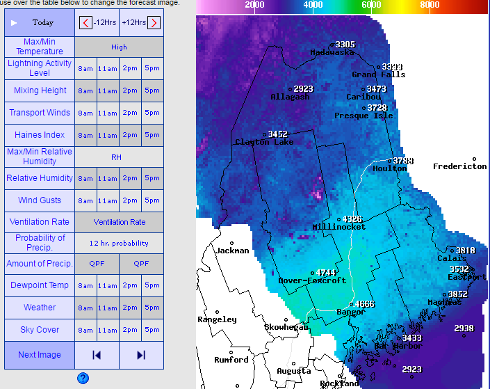 NDFD Forecast