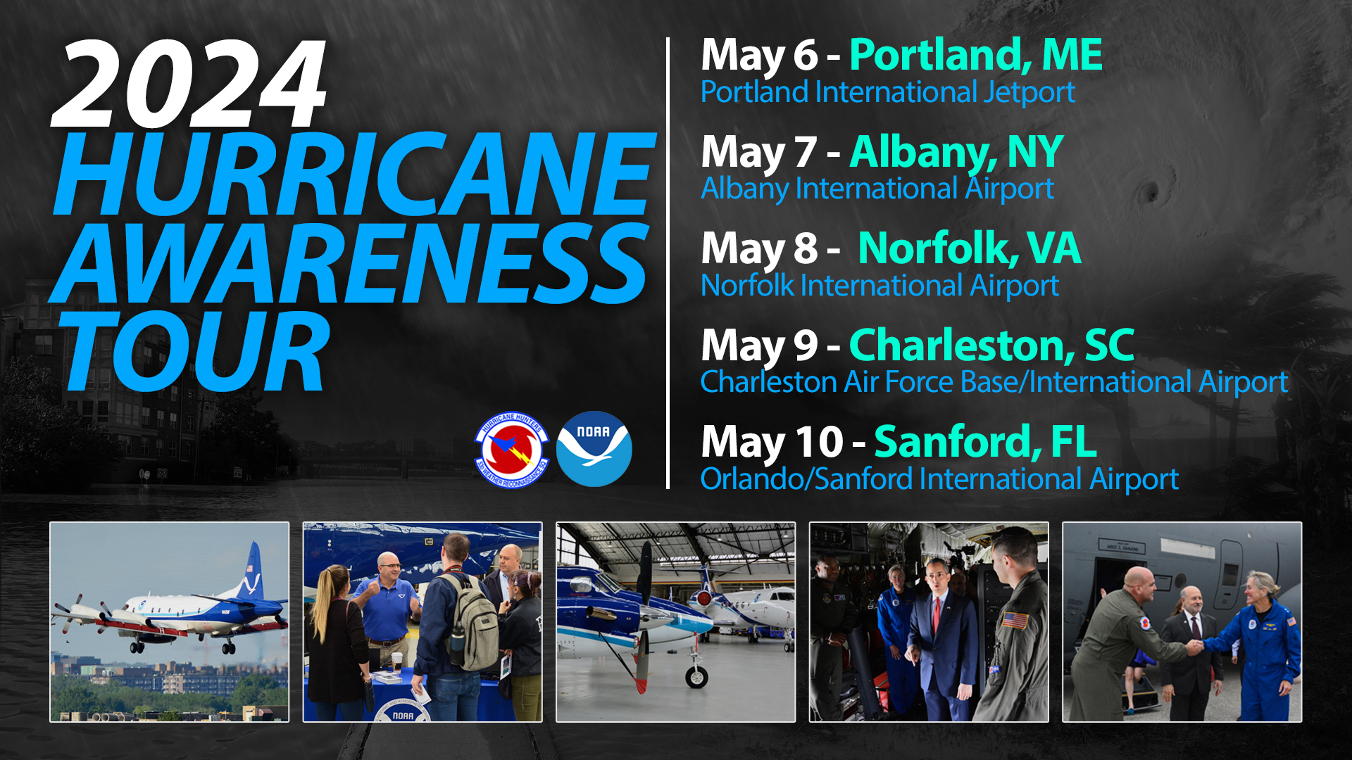 2024 Hurricane Awareness Tour locations