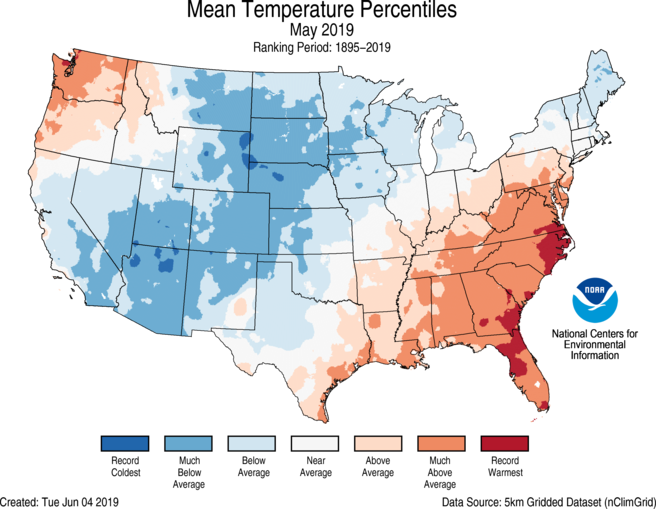 Heat Wave May 25-31, 2019