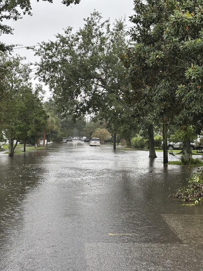 Image of flooded street in Charleston, SC.