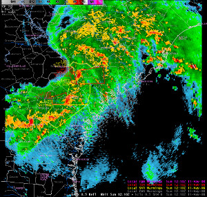 Charleston, SC radar imagery 