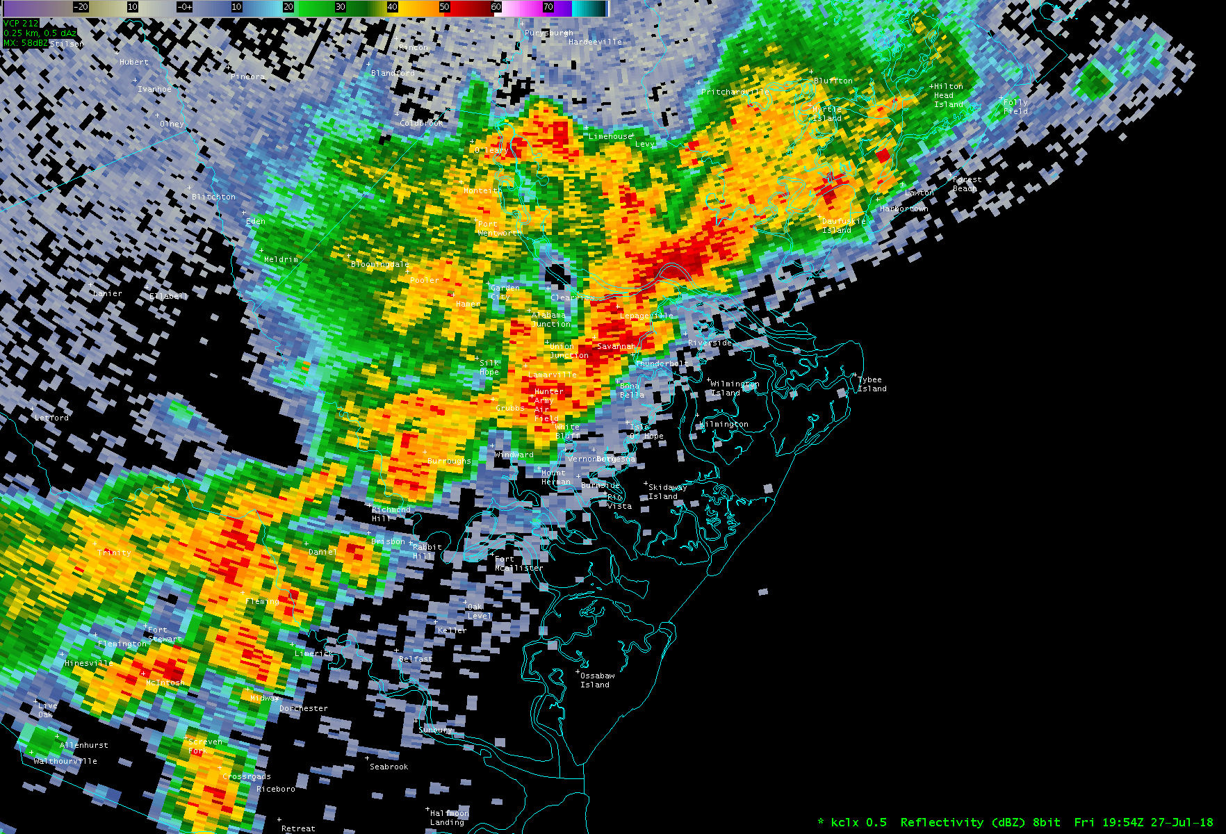 July 27, 2018 Chatham County, GA EF1 Tornado
