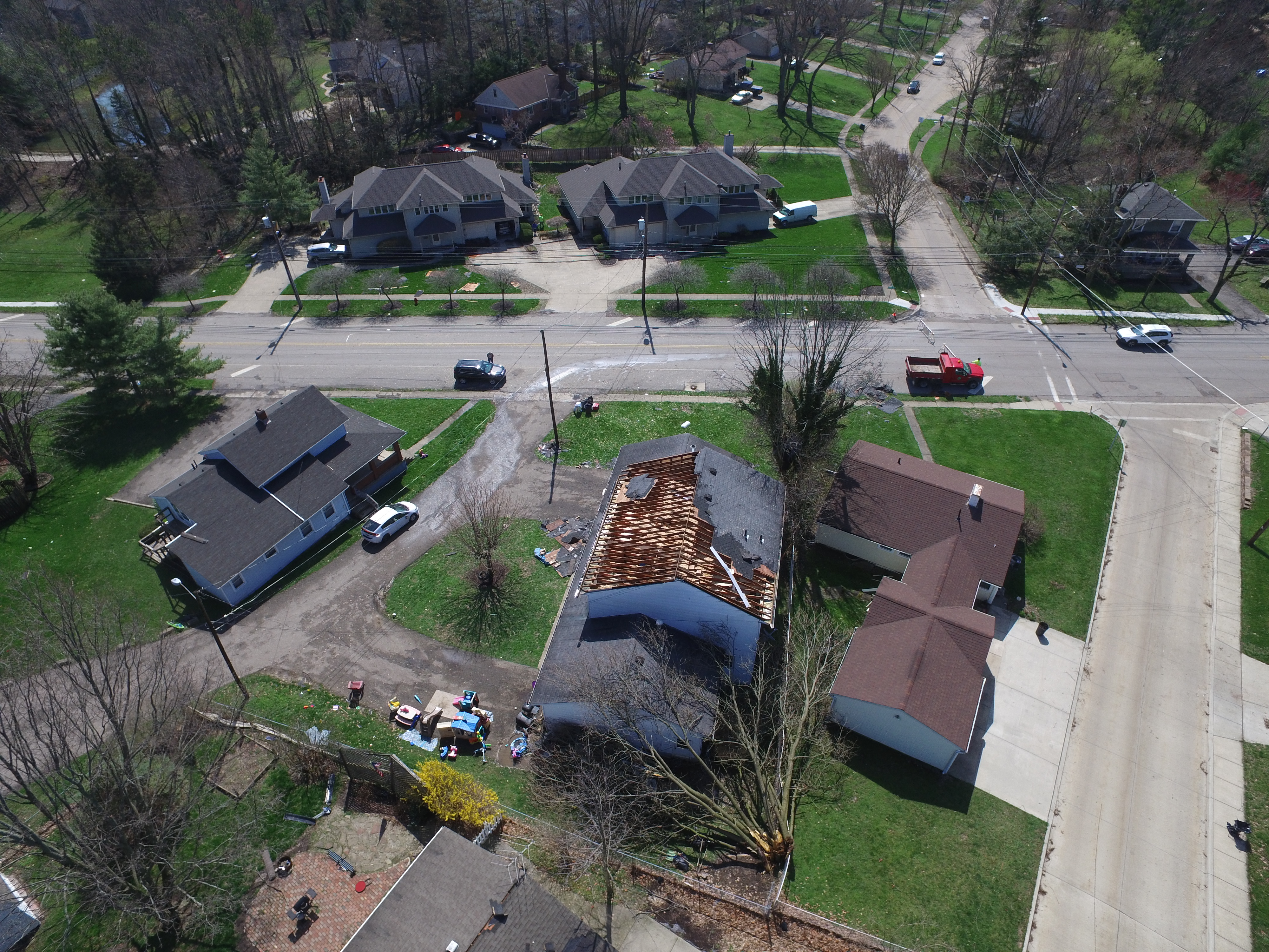 storm damage Grafton/Medina