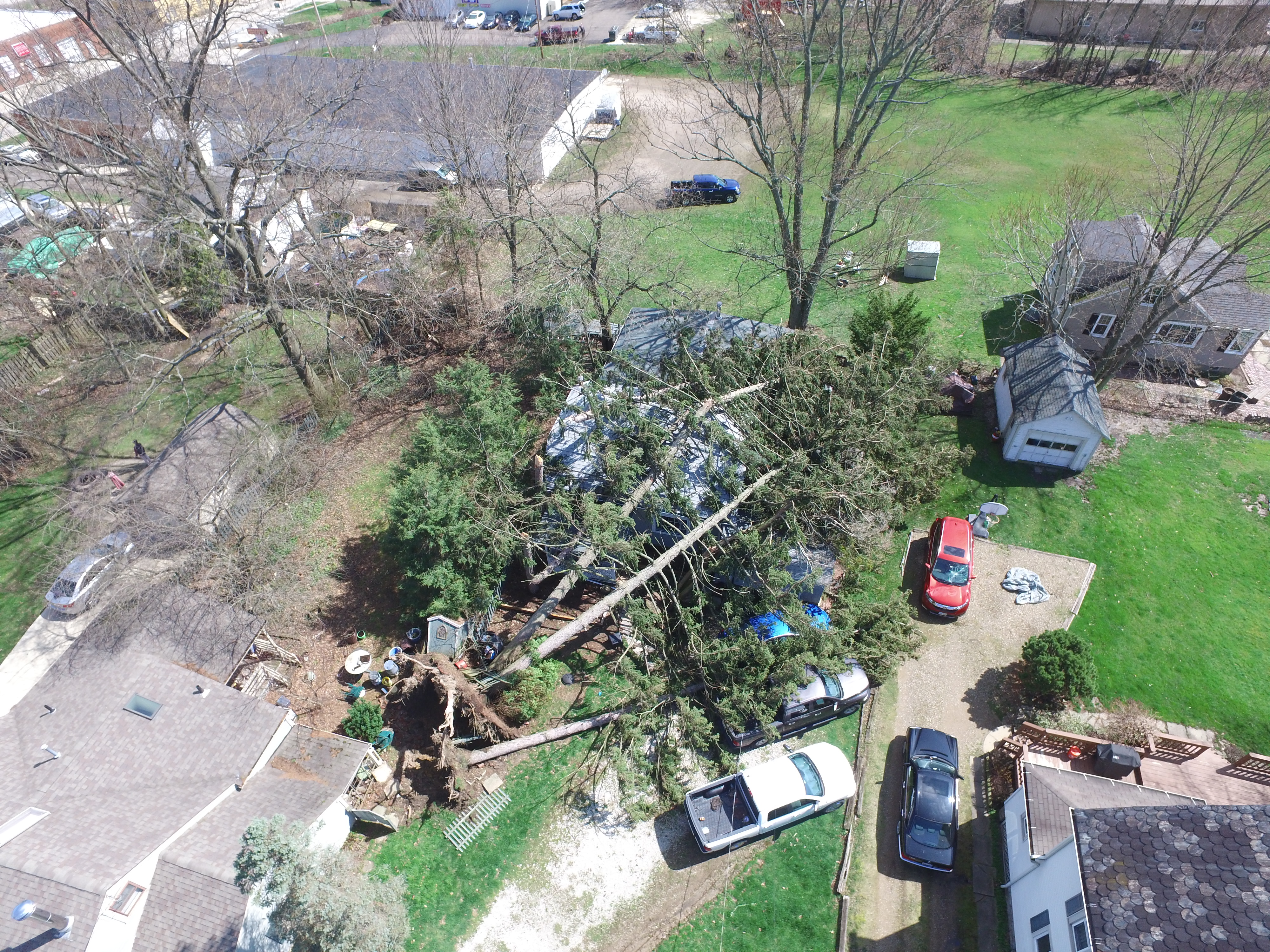 storm damage Grafton/Medina