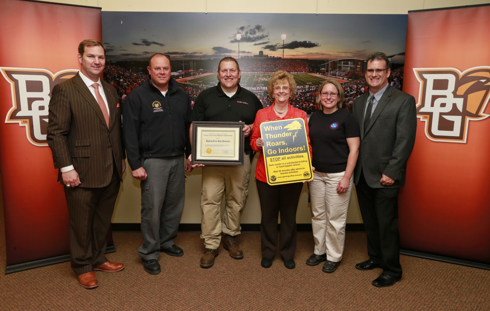 recognizing BGSU lightning safety plan