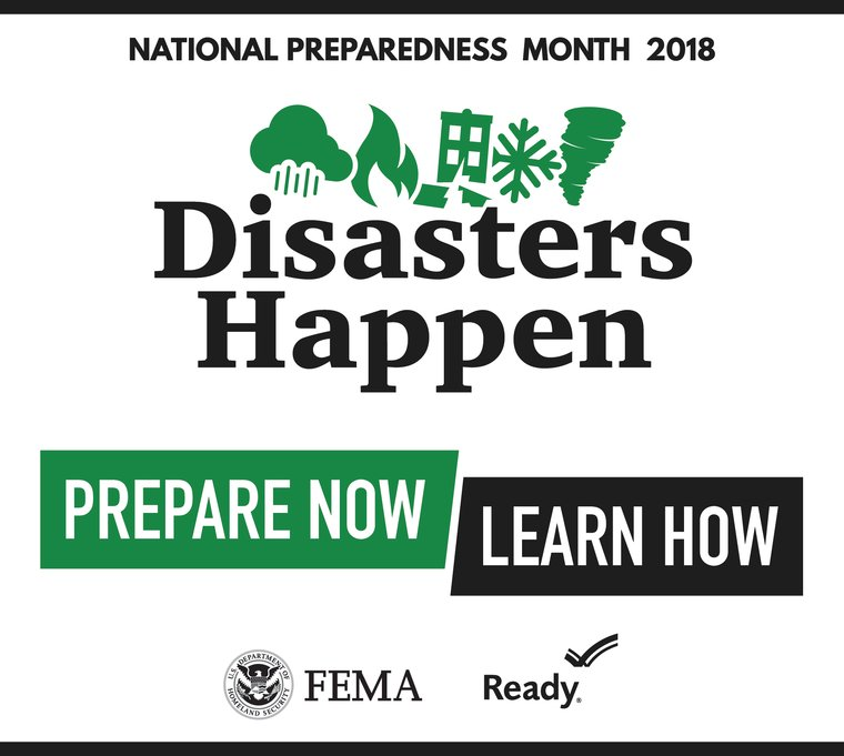 National Preparedness Month logo