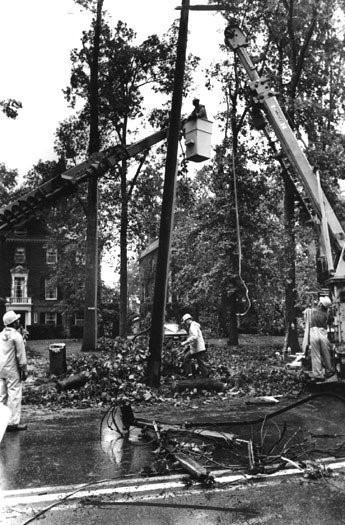 Images showing some of the wind damages across portions of Ohio brought on by the July 4th, 1969 derecho event. (Source: Storm Prediction Center).