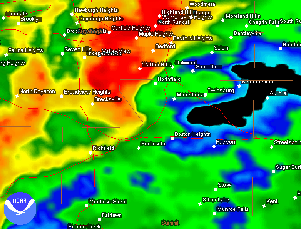 Northern Summit Radar Image - Hook 