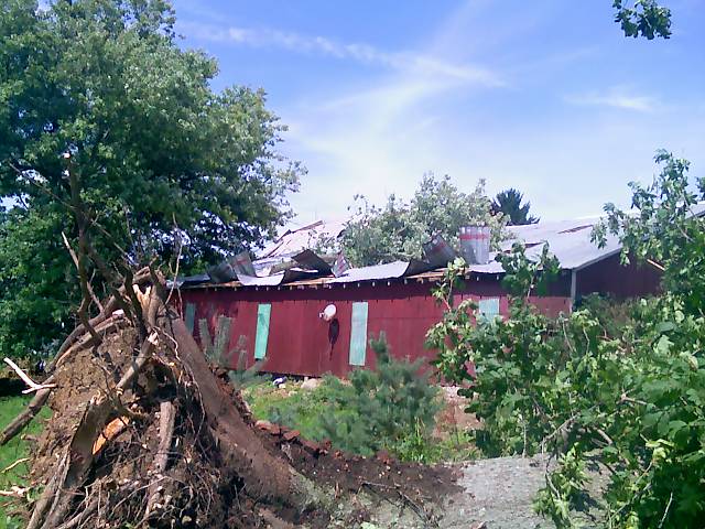 tornado damage