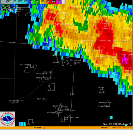 1121pm radar reflectivity