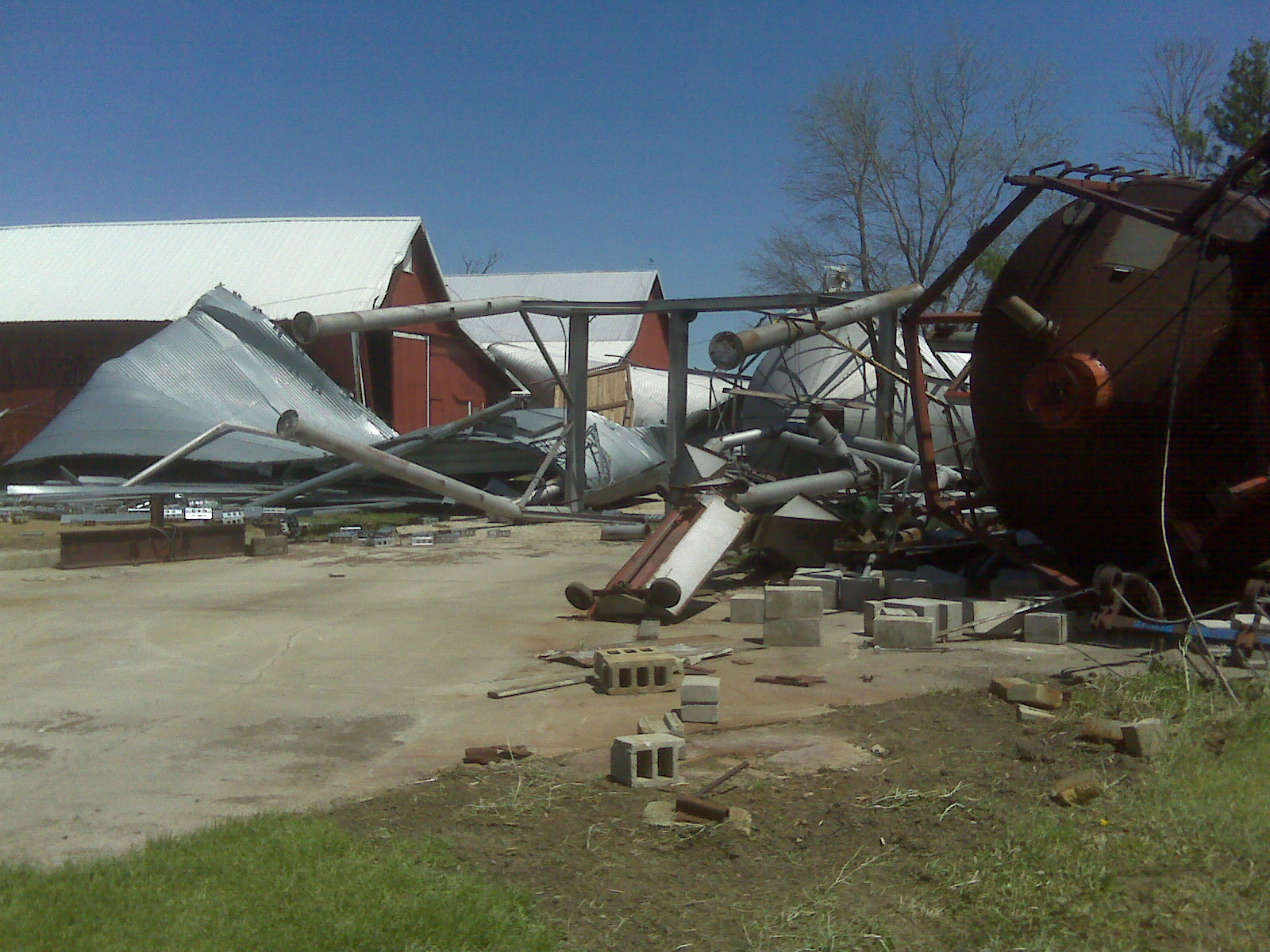 tornado damage