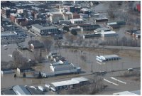 flooding from downtown Findlay 2/28/11