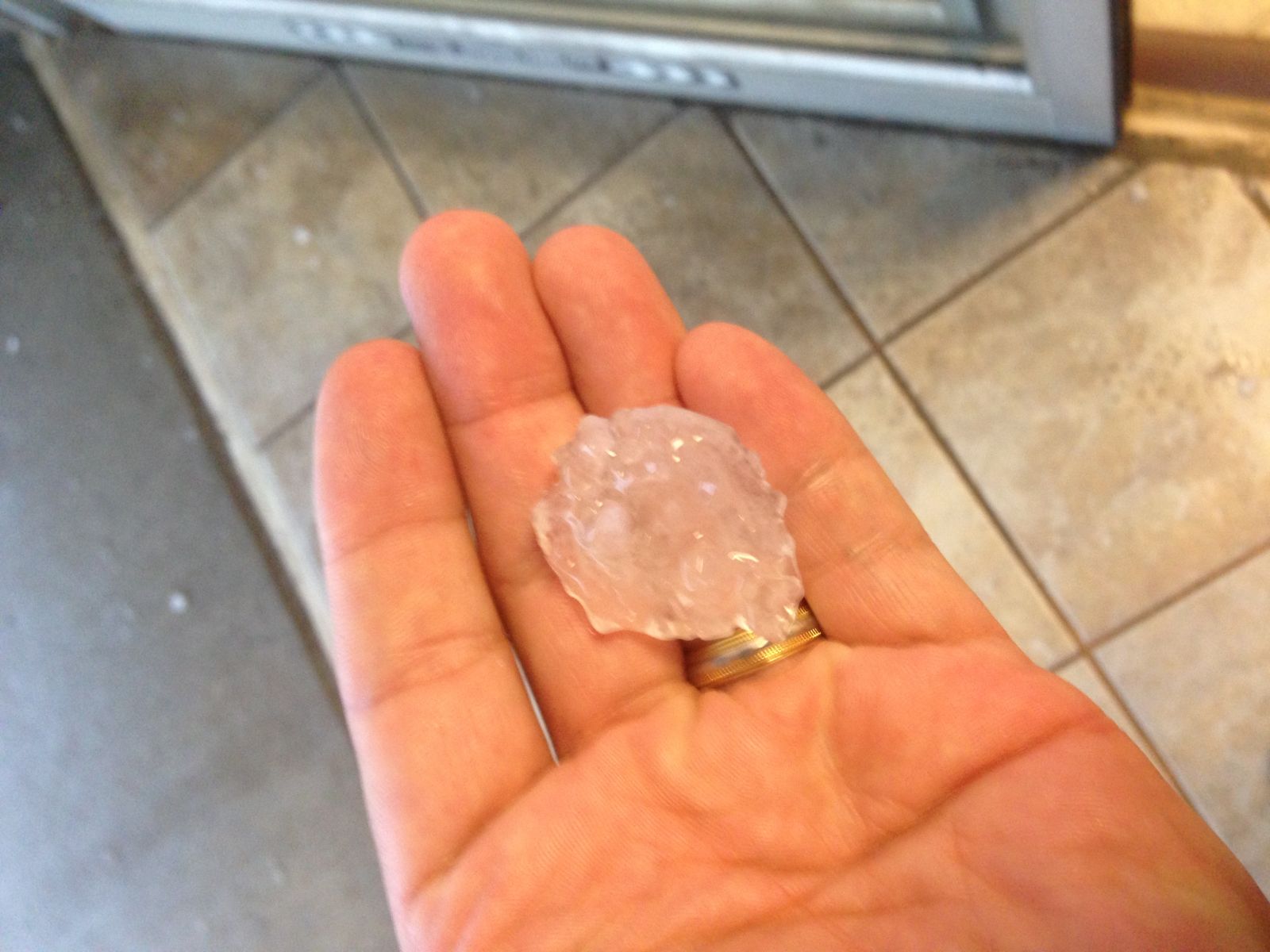 hail from Aug 7, 2013