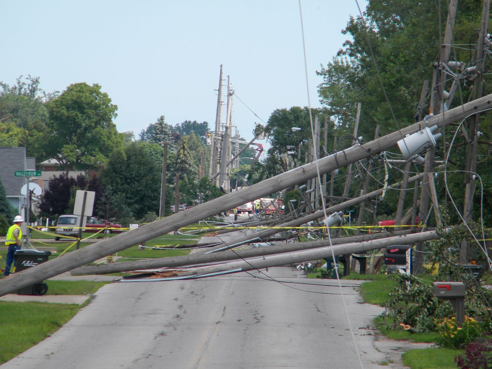 Bellevue, Sandusky County, OH storm survey picture
