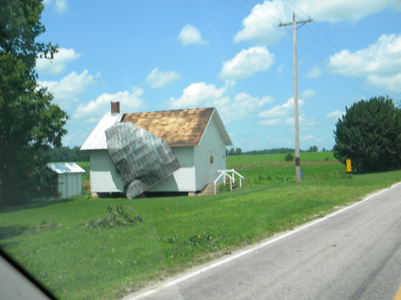 Seneca/Huron County storm damage survey picture