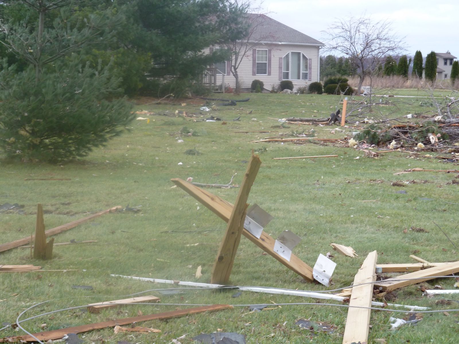 storm damage from Nov 17, 2013