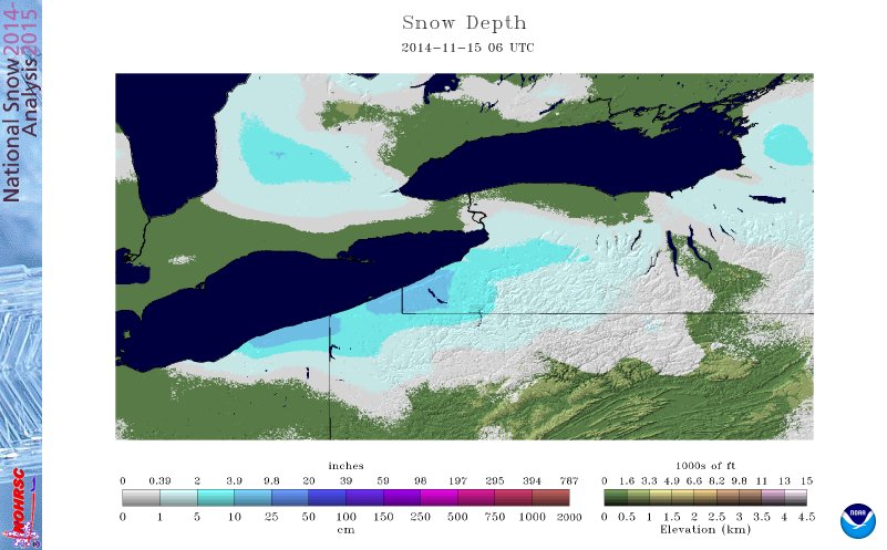 snowdepth analysis Nov 15 at 06Z