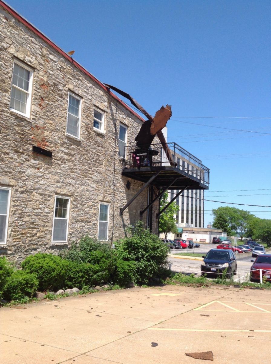 Roof Damage in Sandusky