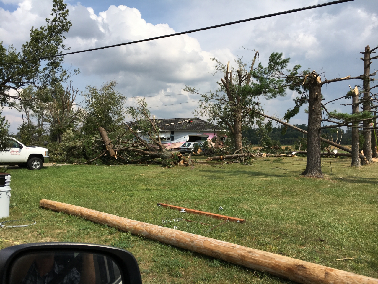 tornado damage